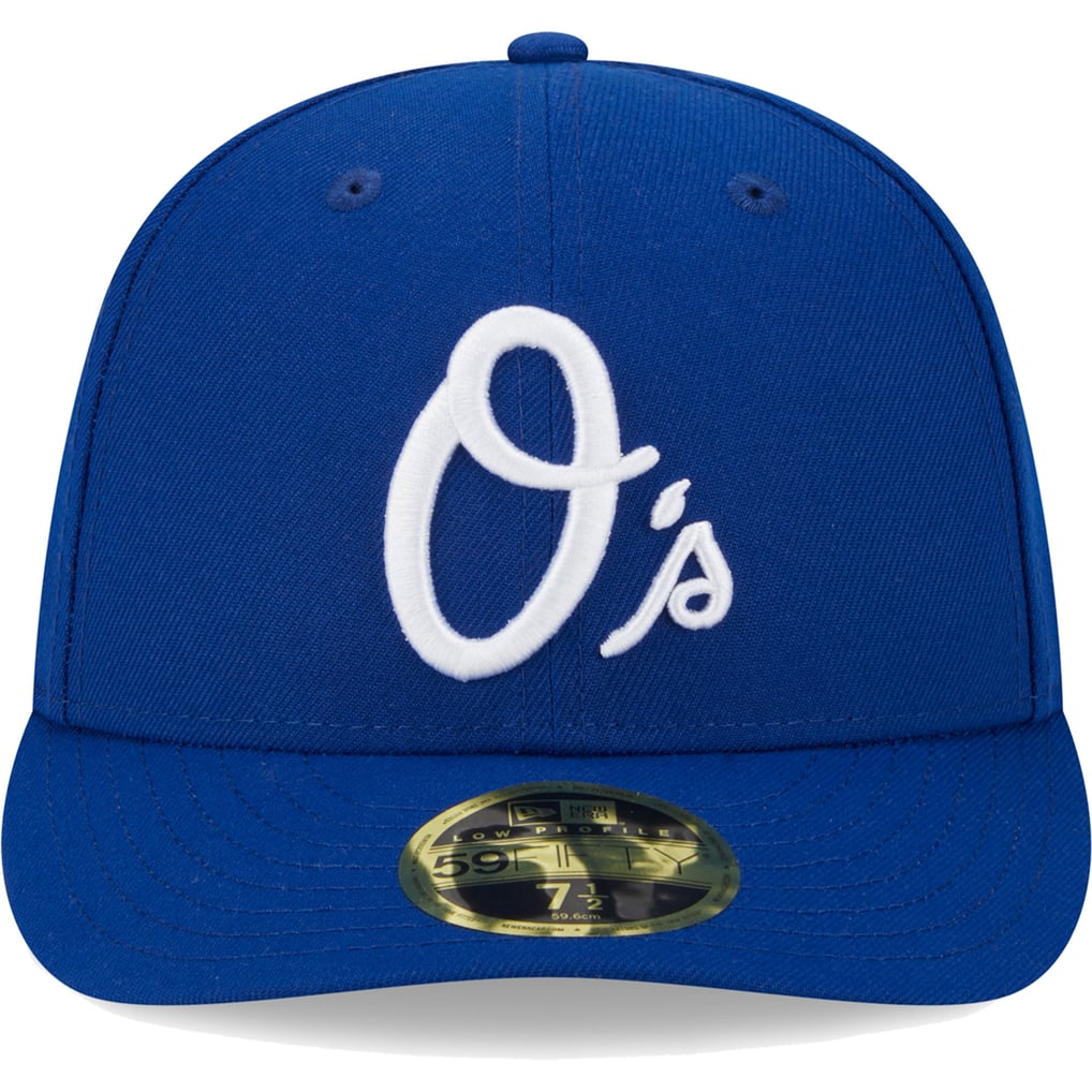  Baltimore Orioles New Era White Logo Low Profile 59FIFTY Fitted Hat - Royal